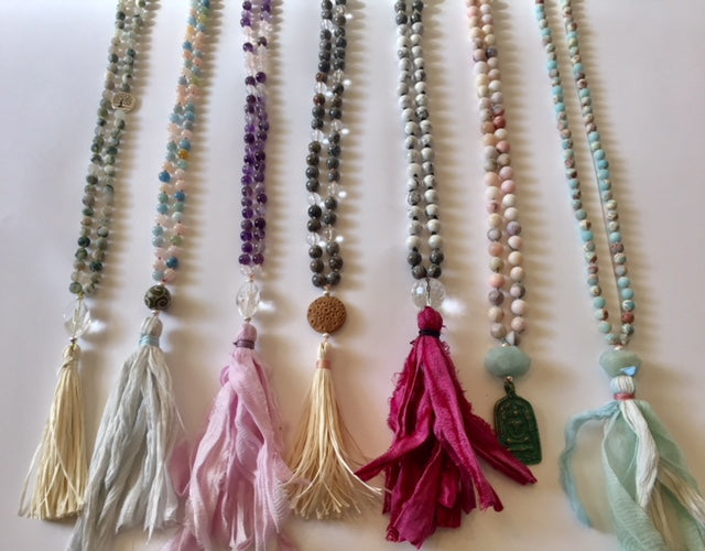 Collection of Mala Bead Necklaces