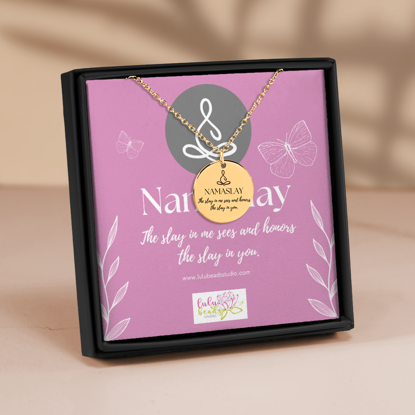 "Namaslay" Coin Necklace (Copy)